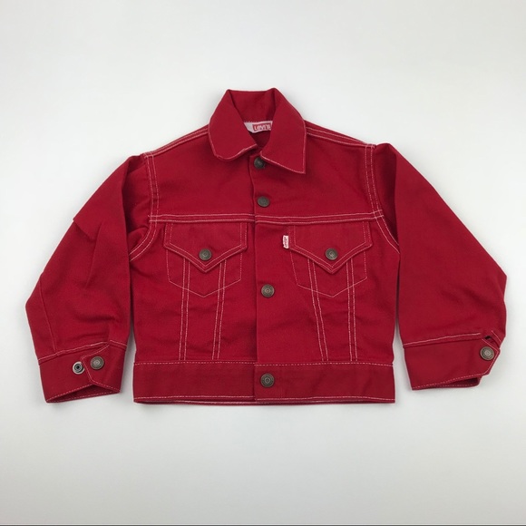 levi's red trucker jacket